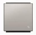 ABB Sky Niessen 2CLA850400A1401 Клавиша одиночная ("звонок", нержавеющая сталь)