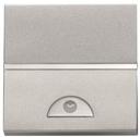 ABB Zenit 2CLA226200N1301 Выключатель электронный с таймером 2 модуля (9-240 сек., под рамку, скрытая установка, серебристый)