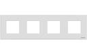 ABB Zenit 2CLA227410N1101 Рамка 4-постовая (универсальная, белый)