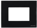 ABB Zenit 2CLA247300N3101 Рамка 1.5 поста итальянский стандарт (3 модуля, стекло черное)