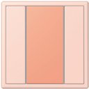 Jung Le Corbusier LC50NA32112 Накладка для кнопочного модуля (l’ocre rouge clair)