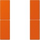 Jung Le Corbusier LC502TSA4320S Набор накладок 2 группы (orange vif)