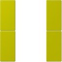 Jung Le Corbusier LC502TSA4320F Набор накладок 2 группы (vert olive vif)