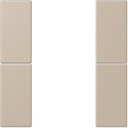 Jung Le Corbusier LC502TSA32142 Набор накладок 2 группы (ombre naturelle claire)