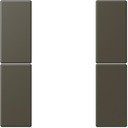 Jung Le Corbusier LC502TSA32140 Набор накладок 2 группы (ombre naturelle 31)