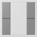 Jung Le Corbusier LC502TSA32011 Набор накладок 2 группы (gris 31)