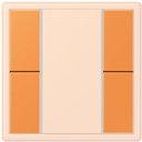 Jung Le Corbusier LC502TSA32081 Набор накладок 2 группы (orange clair)