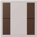 Jung Le Corbusier LC502TSA32130 Набор накладок 2 группы (terre d’ombre brûlée 31)