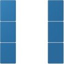 Jung Le Corbusier LC503TSA32030 Набор накладок 3 группы (bleu céruléen 31)