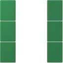 Jung Le Corbusier LC503TSA32050 Набор накладок 3 группы (vert foncé)