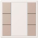 Jung Le Corbusier LC503TSA32131 Набор накладок 3 группы (ombre brulee claire)