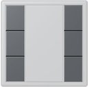 Jung Le Corbusier LC503TSA32010 Набор накладок 3 группы (gris fonce 31)