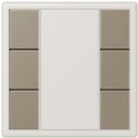 Jung Le Corbusier LC503TSA32141 Набор накладок 3 группы (ombre naturelle moyenne)
