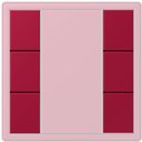 Jung Le Corbusier LC503TSA32100 Набор накладок 3 группы (rouge carmin)