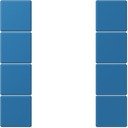 Jung Le Corbusier LC504TSA32030 Набор накладок 4 группы (bleu céruléen 31)