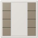 Jung Le Corbusier LC504TSA32141 Набор накладок 4 группы (ombre naturelle moyenne)