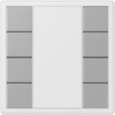 Jung Le Corbusier LC504TSA32012 Набор накладок 4 группы (gris moyen)
