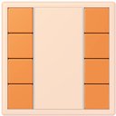 Jung Le Corbusier LC504TSA32081 Набор накладок 4 группы (orange clair)