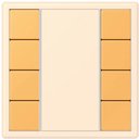 Jung Le Corbusier LC504TSA4320L Набор накладок 4 группы (ocre jaune clair)
