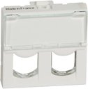 Legrand Mosaic 078603 Панель лицевая SystimАХ двойная (RJ45, 2 шт, белый)