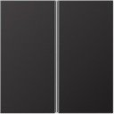 Jung LS AL2402TSAD Комплект клавиш 2 группы для кнопочного модуля (dark)