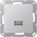 Jung MAA1122AL Розетка USB (USB, под рамку, скрытая установка, алюминий)