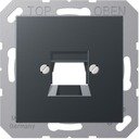 Jung A500 A569-1NWEANM Крышка розетки телефонной/компьютерной (RJ12/RJ45, матовый антрацит)