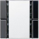 Jung A2092NABSSW Модуль кнопочный KNX 2 группы "универсальный" (скрытая установка, механизм, черный)