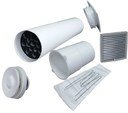 Vilpe 8010007 Приточный вентиль Velco VT-100 с серой вент. решеткой
