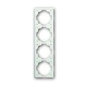 ABB BJE Impuls 2CKA001754A4435 Рамка 4-ая (белый бархат)