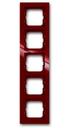 ABB Busch-axcent 1754-0-4480 Рамка 5-постовая (foyer-red)