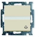 ABB Basic55 2CKA001413A1087 Выключатель одноклавишный (Н.О. контакт, поле для надписи, "звонок", 10 А, под рамку, скрытая установка, слоновая кость)