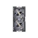 Simon 500 Cima 50002472-039 Розетка двойная (зажим+винт, 16 А, з/к, индикатор, механизм, скрытая установка)