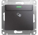 Schneider Electric Glossa GSL001369 Выключатель карточный (10 А, подсветка, под рамку, скрытая установка, графит)