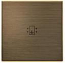 ABB Sky Niessen 2CLA851400A1201 Накладка для карточного выключателя (подсветка, античная латунь)