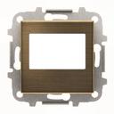 ABB Sky Niessen 2CLA856800A1201 Накладка с суппортом для цифрового FM-радио (античная латунь)
