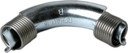 Rehau 11383511002 Направляющая угловая (90°, 25 мм, с фиксирующими кольцами, оцинк. сталь)