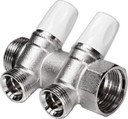 REHAU RAUTITAN 11316441001 Коллектор (1" НР, 2 x 3/4" НР, латунь)