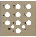 ABB Zenit 2CLA225350N1901 Накладка выключателя с кодовой панелью (шампань)