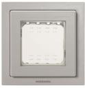 ABB Zenit 2CLA327100N1701 Монтажная рамка 1 пост (IP55, крышка, серая)