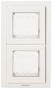 ABB Zenit 2CLA327200N1101 Монтажная рамка 2 поста (IP55, крышка, белая)