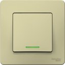 Schneider Electric Blanca BLNVS010117 Выключатель 1-клавишный (10 А, в сборе, с/у, с подсветкой, бежевый)