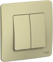 Schneider Electric BLNVS106607 BLANCA-С/У-2-клавишный-ПЕРЕКЛЮЧАТЕЛЬ-(cх.6+6),-10А,-250B,-БЕЖЕВЫЙ