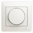 Schneider Electric Glossa GSL000637 Светорегулятор поворотно-нажимной (630 Вт, в сборе, возм. упр. с 2х мест, с/у, с возм. о/у, перламутровый)