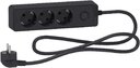 Schneider Electric Unica ST9431B Удлинитель 3-местный 1.5 м (с/з, 16 А, 4000 Вт, шторки, черный)