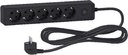 Schneider Electric Unica ST9453B Удлинитель 5-местный 3 м (с/з, 16 А, 4000 Вт, шторки, черный)