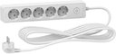 Schneider Electric Unica ST9455W Удлинитель 5-местный 5 м (с/з, 16 А, 4000 Вт, шторки, белый)