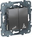 Schneider Electric NU521730 UNICA-NEW-КНОПОЧНЫЙ-выключатель-НЕ-БЕСПОКОИТЬ---УБРАТЬ-НОМЕР,-алюминий