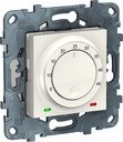 Schneider Electric Unica Studio Pure/Unica Studio NU550318 Терморегулятор для теплых полов с выносным датчиком от +5 до +45°С (10 А, 230 В, под рамку, с/у, белый)