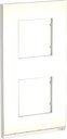 Schneider Electric Unica New Pure NU6004V89 Рамка 2-постовая (универсальная, белый матовый)